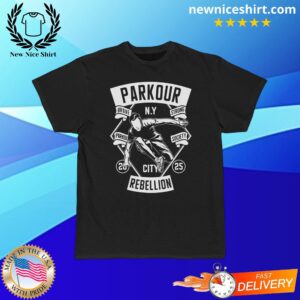 Parkour Rebellion Vintage Short-Sleeved T-Shirt - LATEST TRENDING CLOTHING