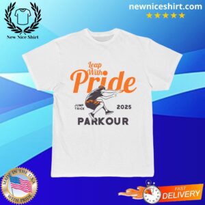 Leap With Pride Jump Trick Parkour Short-Sleeved T-Shirt - LATEST TRENDING CLOTHING