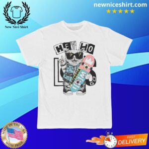 Hey Ho Cat Short-Sleeved T-Shirt - LATEST TRENDING CLOTHING