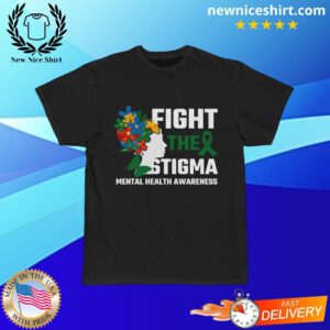 Fight The Stigma Mental Health Short-Sleeved T-Shirt - LATEST TRENDING CLOTHING